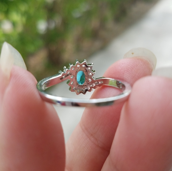 NEW! March (Aquamarine) Birthstone Silver … - Picture 8 of 10